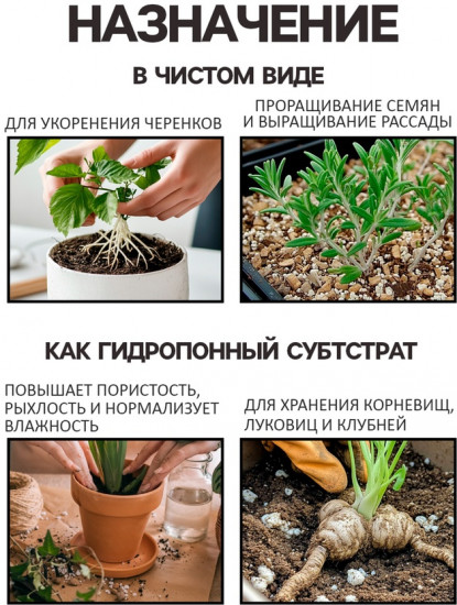 Смесь вермикулита и перлита