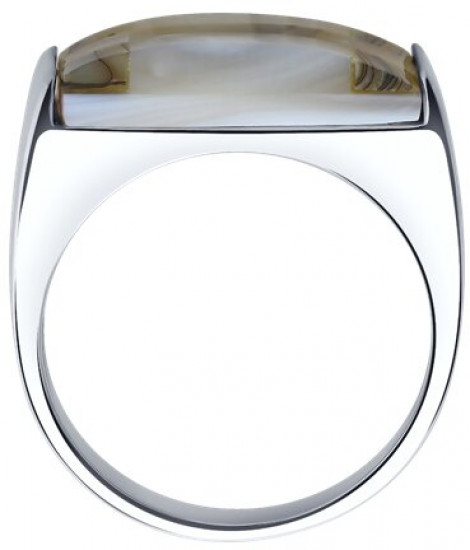 Кольцо из серебра с перламутром