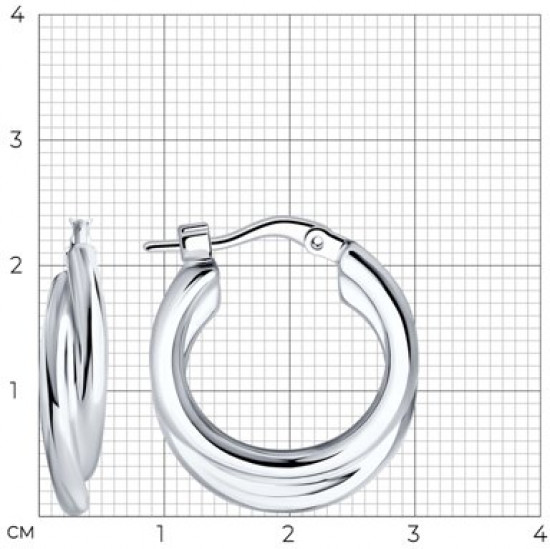 Серьги из серебра