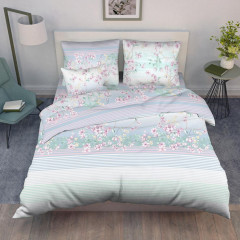 Комплект постельного белья «Адель» (арт. 9260/1, евро, перкаль, 2 наволочки 70×70) - Фото 1