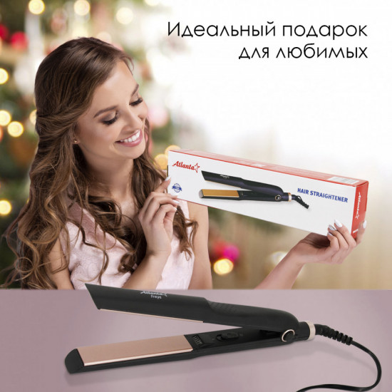 Электрощипцы для выпрямления волос Atlanta ATH-6742