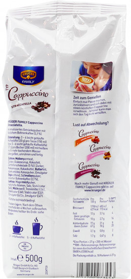 Капучино растворимый «Cappuccino Stracciatella»