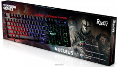 Клавиатура проводная игровая мультимедийная SBK-320G-K RUSH Nucleus USB - Фото 1