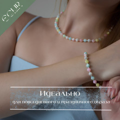 Бусы из натурального перламутра - Фото 1