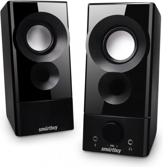 Акустическая система 2.0 SmartBuy W50, 6Вт, динамики 50мм, USB (SBA-4900)/20