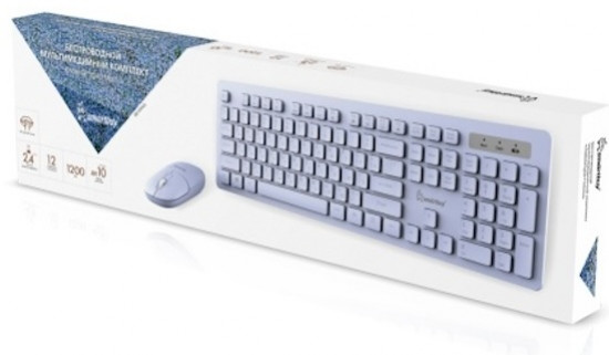 Комплект клавиатура+мышь мультимедийный Smartbuy 105AG (SBC105AGL) /20