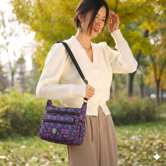 Сумка женская «Фиолетовые цветы»