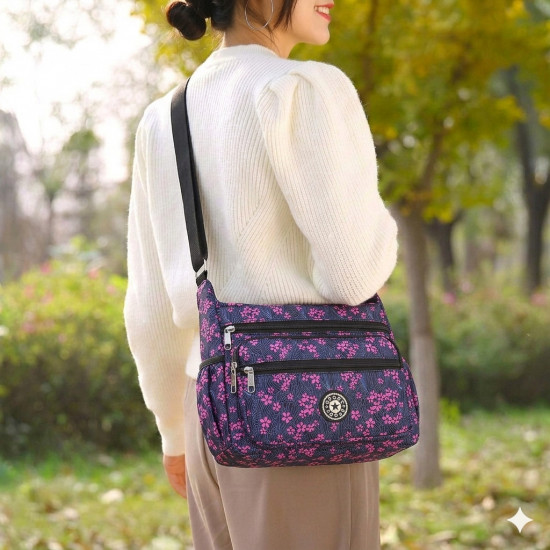 Сумка женская «Фиолетовые цветы»