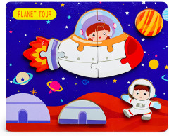 Пазл-вкладыш «Покорение космоса» - Фото 1