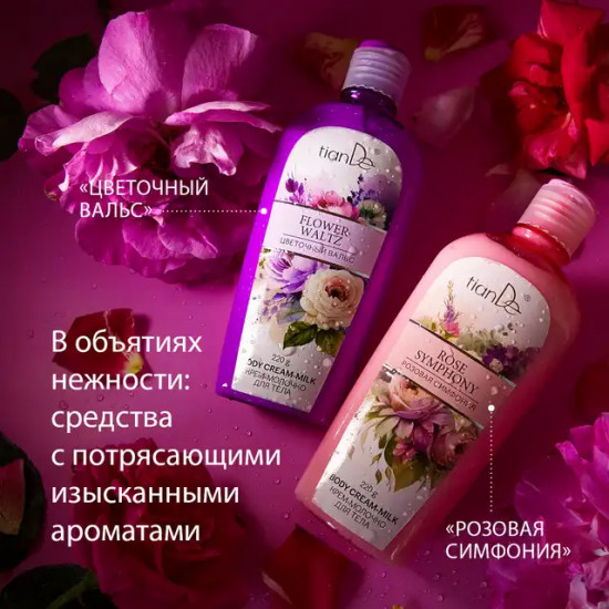 Крем-молочко для тела «Розовая симфония»