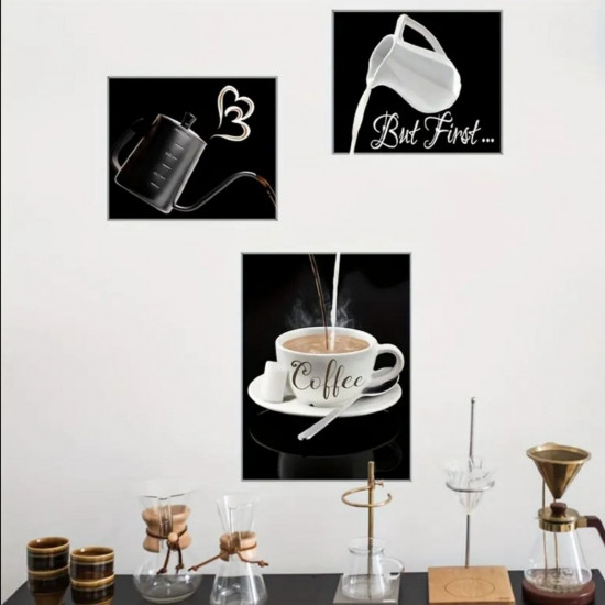 Набор интерьерных наклеек «Кофейник»