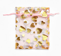 Набор мешочков подарочных «Сердечки» - Фото 3