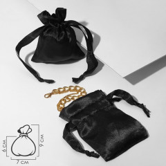 Набор мешочков для украшений подарочных с лентой - Фото 1