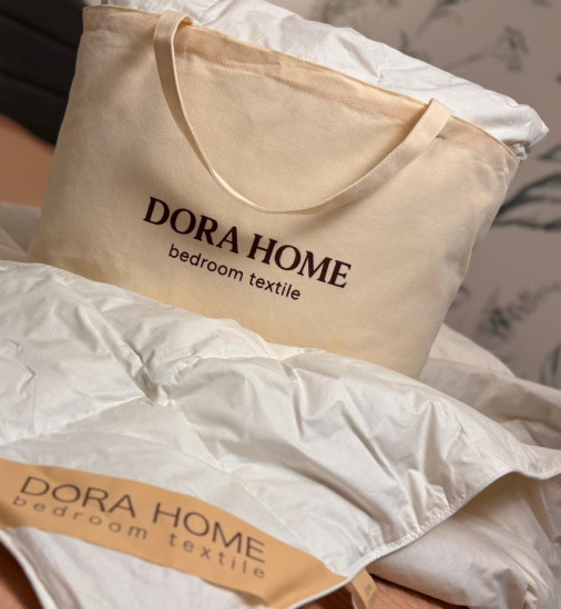 Одеяло летнее легкое из гусиного пуха