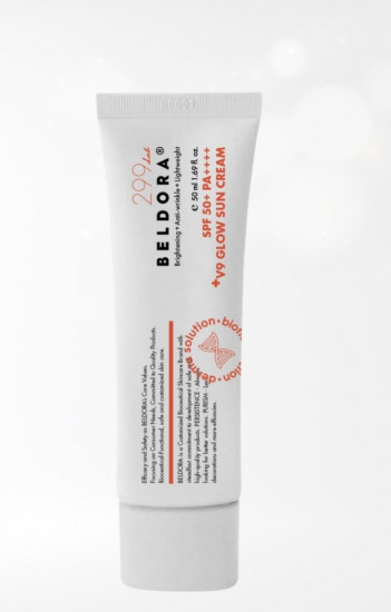 Солнцезащитный крем «+V9 Glow Sun Cream» SPF 50+ PA++++