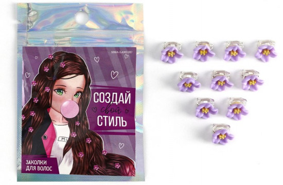 Заколки для волос «Создай свой стиль»