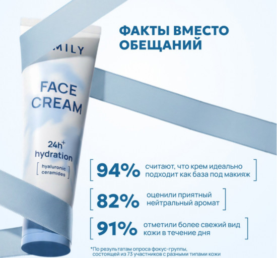 Крем для лица увлажняющий с церамидами