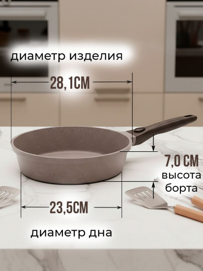 Сковорода со съемной ручкой и крышкой «Черничный мусс»