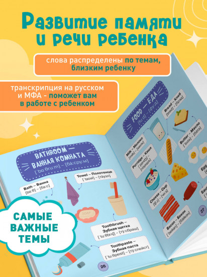Мой первый год английского. Словарик в картинках