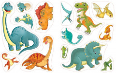 Многоразовые наклейки «Динозавры» - Фото 2