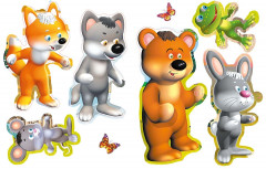 Книга с наклейками «Теремок» - Фото 2