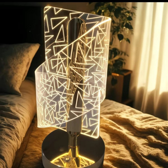 LED-лампа с геометрическим узором