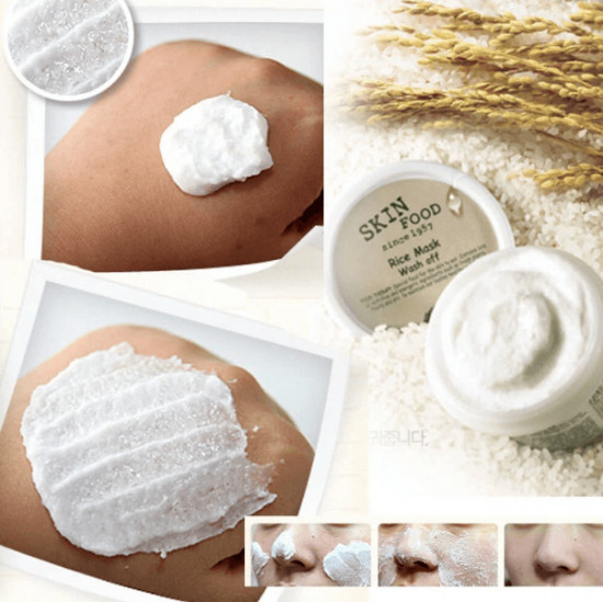 Осветляющая смываемая маска с экстрактом риса «Rice Mask Wash Off»