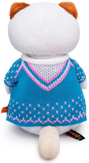 Игрушка мягкая «Кошка Ли-Ли в бирюзовом свитере»