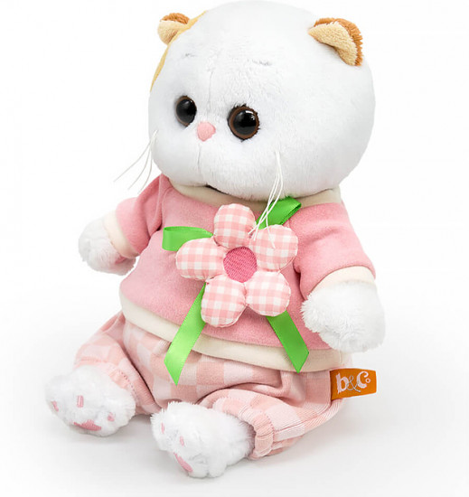 Игрушка мягкая «Кошка Ли-Ли Baby в свитшоте с цветком»