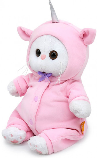 Игрушка мягкая «Кошка Ли-Ли Baby в комбинезоне единорог»