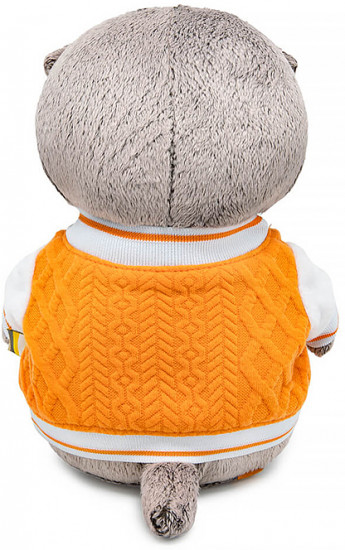 Игрушка мягкая «Кот Басик Baby в бомбере на кнопках»