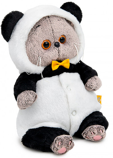 Игрушка мягкая «Кот Басик Baby в кигуруми Панда»