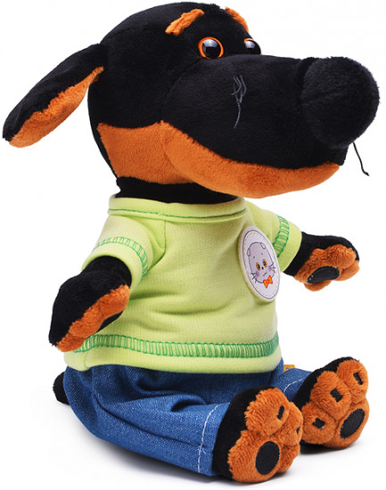 Игрушка мягкая «Собака Ваксон Baby в брючках Деним»