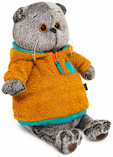 Игрушка мягкая «Кот Басик в анораке»