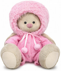 Игрушка мягкая «Зайка Ми в меховой шапке и комбинезоне» - Фото 2