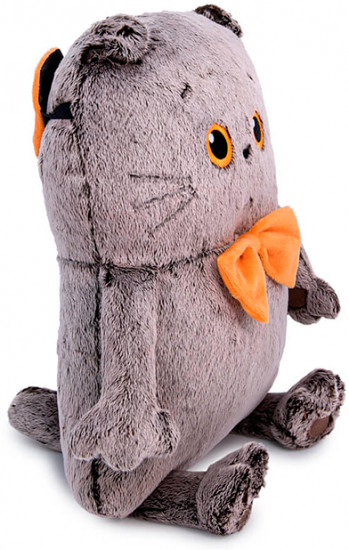 Игрушка мягкая «Кот Басик подушка в маске для сна»