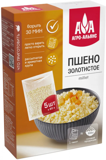 Пшено золотистое