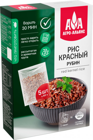 Рис красный «Рубин»