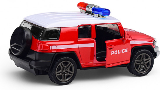 Машинка инерционная с мигалкой die-cast