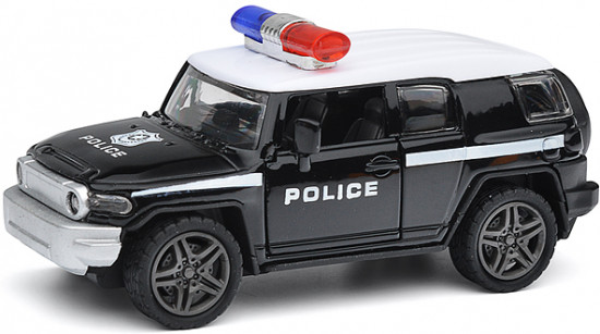 Машинка с мигалкой die-cast