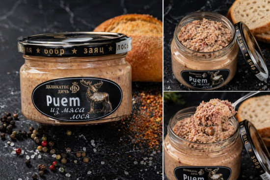 Риет из мяса лося
