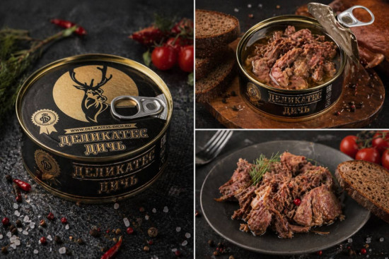 Тушеное мясо оленя