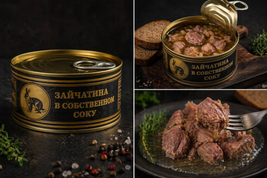 Тушеное мясо зайца