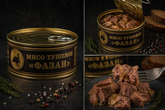 Тушеное мясо фазана