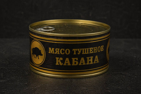 Тушеное мясо кабана