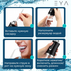 Ирригатор E-02 импульсный портативный - Фото 2