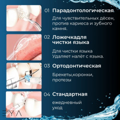 Ирригатор E-02 импульсный портативный - Фото 4