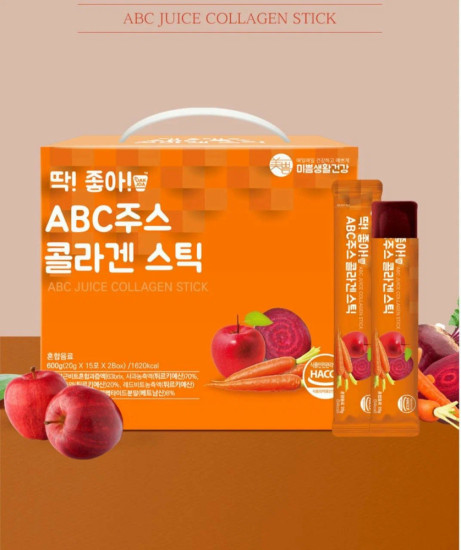 Набор коллагеновых стиков-желе «ABC Juice яблоко, свёкла, морковь»