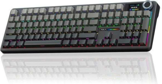 Клавиатура беспроводная F108 Pro Side-Printed серый градиент