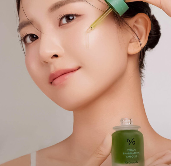 Себорегулирующая ампула с BHA и матчей Vegan BHA Matcha Ampoule